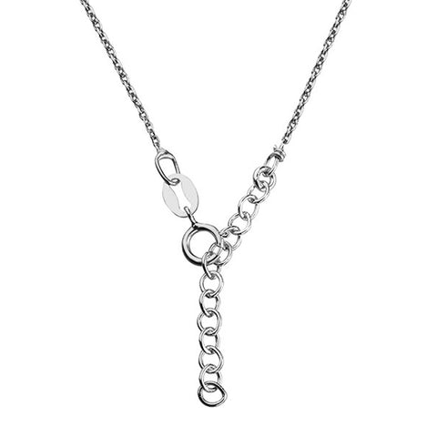 sølv halskæde med cirkler 